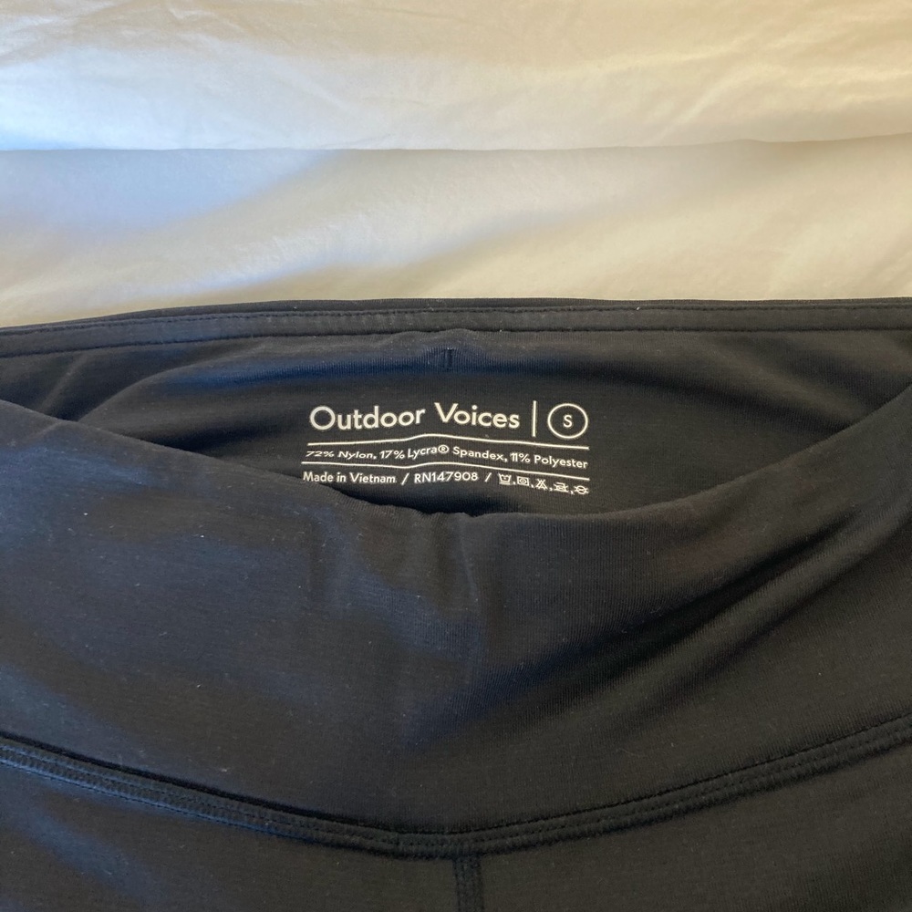 Outdoor Voices Black Leggings